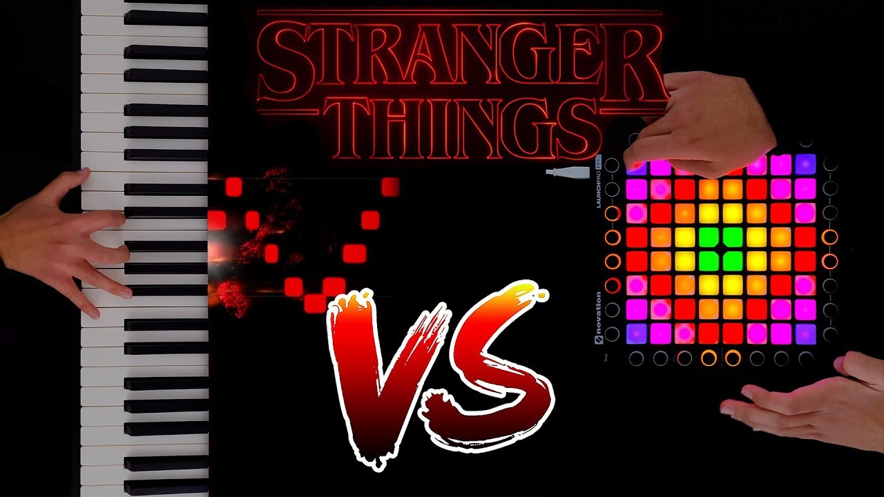 4K-Launchpad VS Piano / Stranger Things (Remix)-